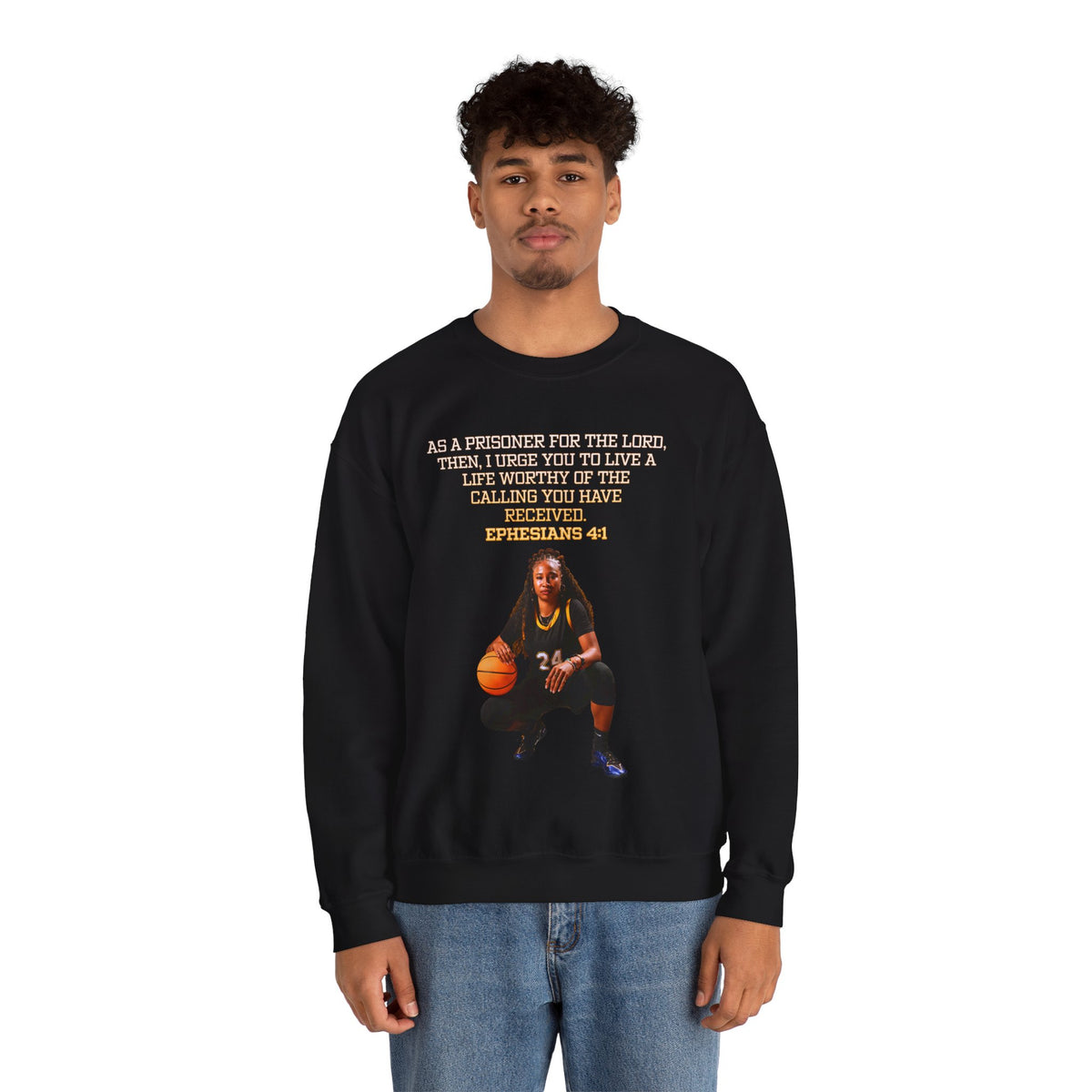 Daisia Mitchell Athlete Quote Crewneck Sweatshirt