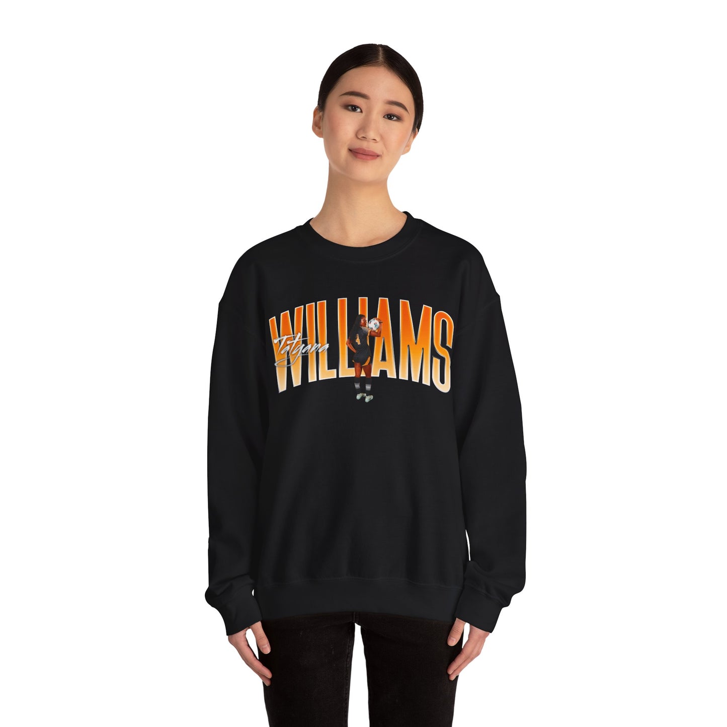 Tatyana Williams Curved Combo Crewneck Sweatshirt