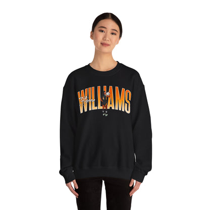 Tatyana Williams Curved Combo Crewneck Sweatshirt
