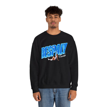Sasha Bespaly Cursive Combo Colored Crewneck Sweatshirt