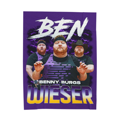 Ben Wieser 60"-80" Plush Blanket