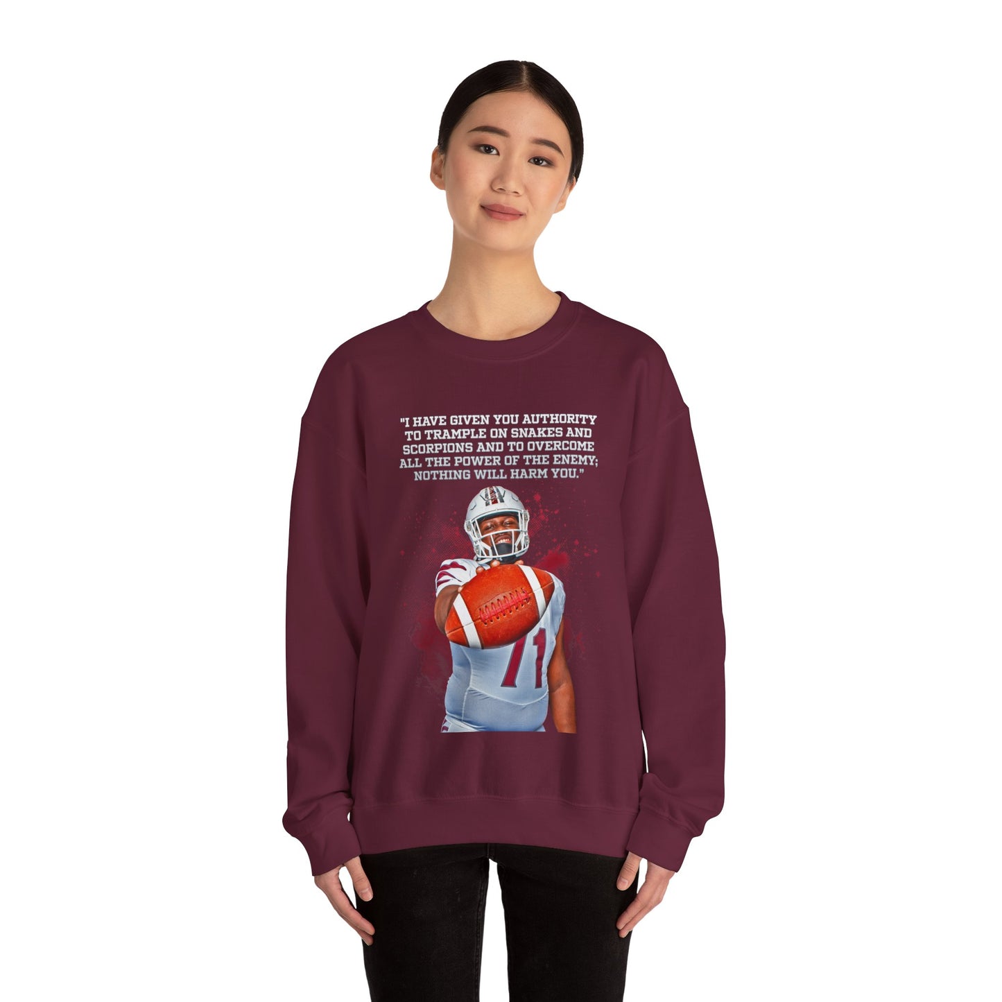 Khalil Cox Featured Quote Crewneck Sweatshirt