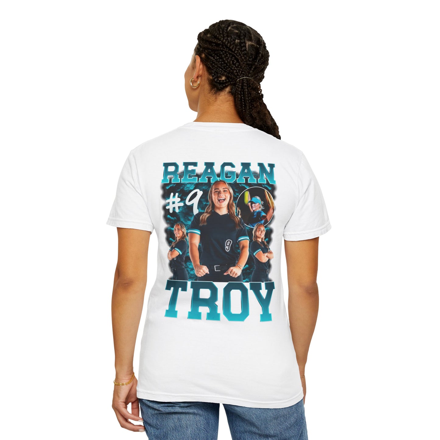 Reagan Troy Logo Front & Back Premium Tee