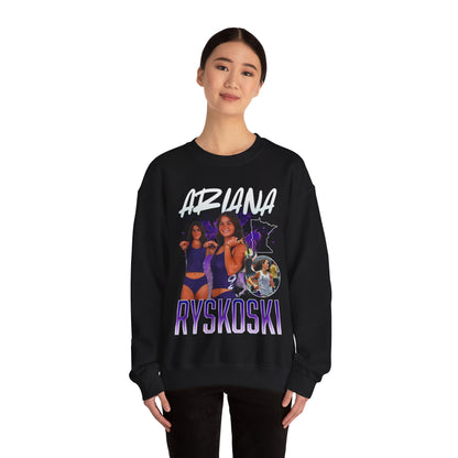 Ariana Ryskoski Colored & White Combo Crewneck Sweatshirt