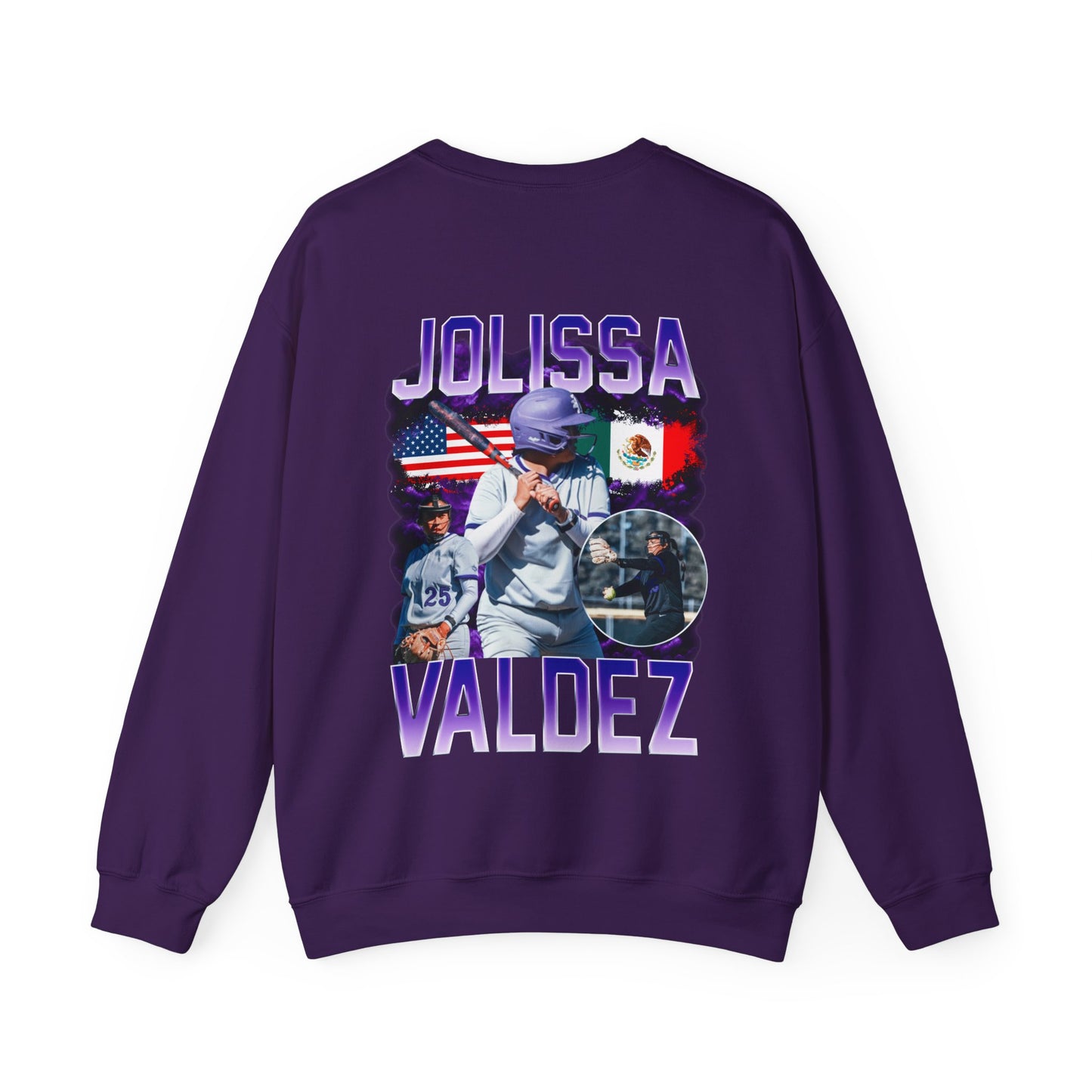 Jolissa Valdez Logo Front & Back Crewneck