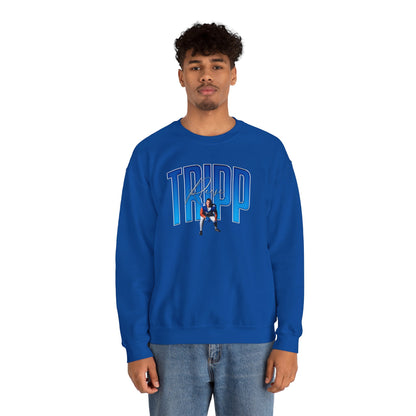 Reese Tripp Curved Combo Colored Crewneck Sweatshirt