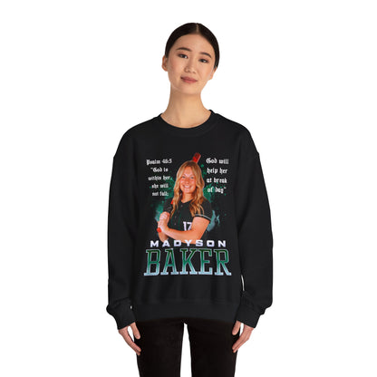 Madyson Baker Featured Quote Crewneck Sweatshirt
