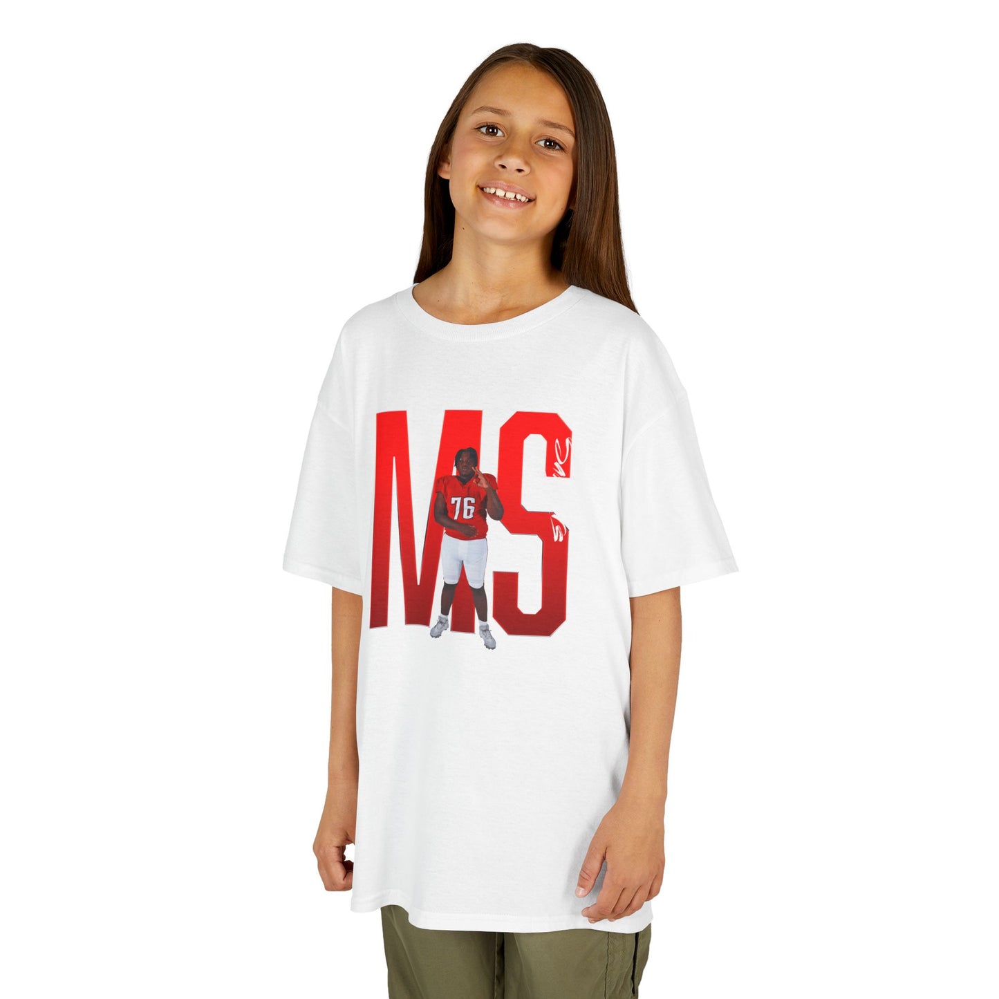 Myles Sawyers Player Icon Initials Kids Tee