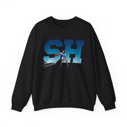 Sa'Lah Hemingway Big Initials Crewneck Sweatshirt