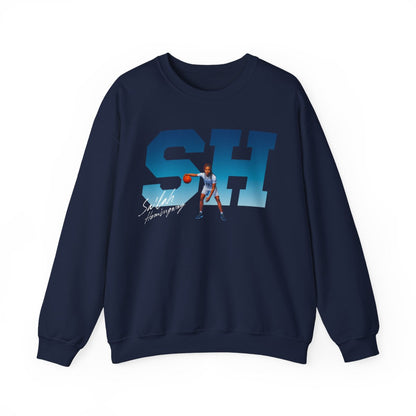 Sa'Lah Hemingway Big Initials Crewneck Sweatshirt