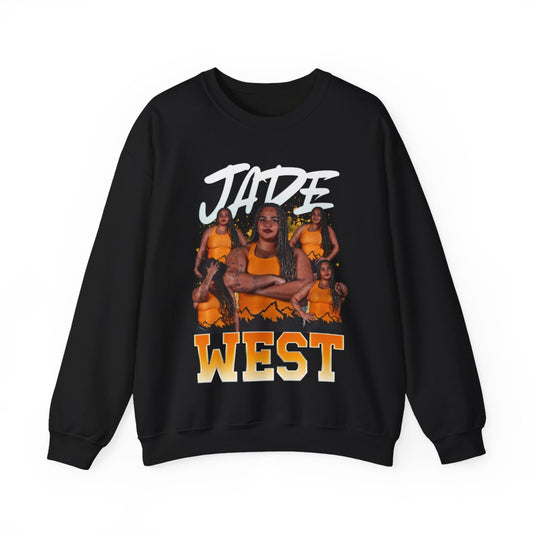 Jade West Colored & White Combo Crewneck Sweatshirt