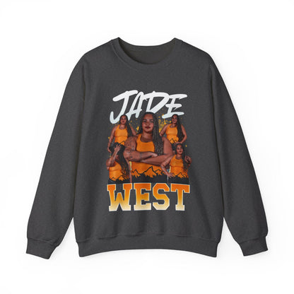 Jade West Colored & White Combo Crewneck Sweatshirt