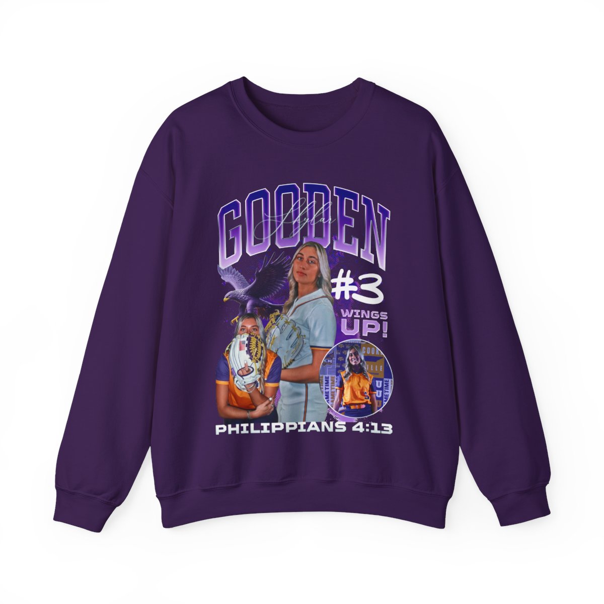 Skylar Gooden Last Name Highlight Crewneck Sweatshirt