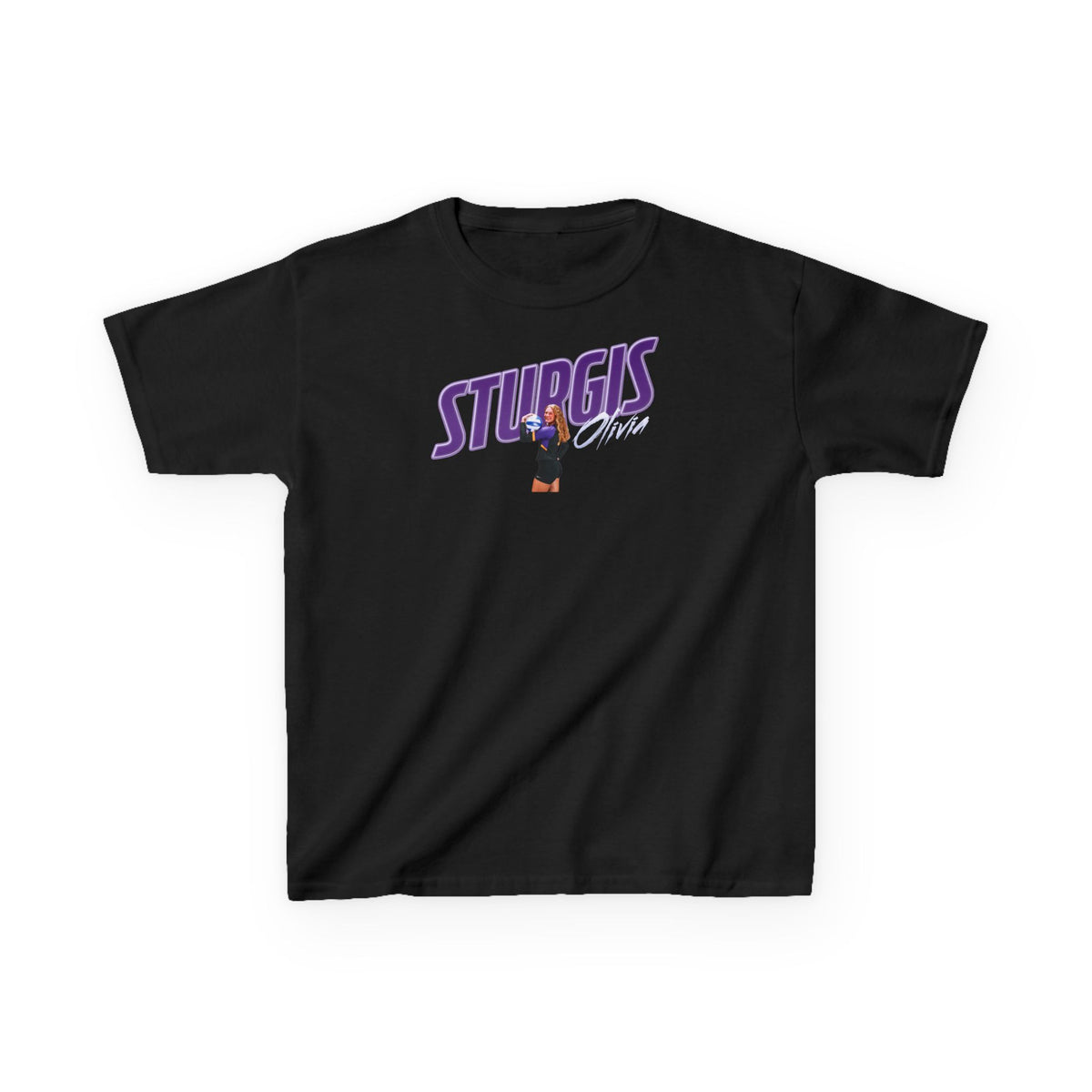 Olivia Sturgis Cursive Combo Colored Kids Tee