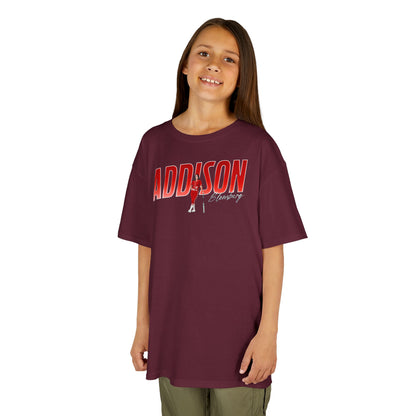 Addison Blomberg Cursive Combo Kids Tee
