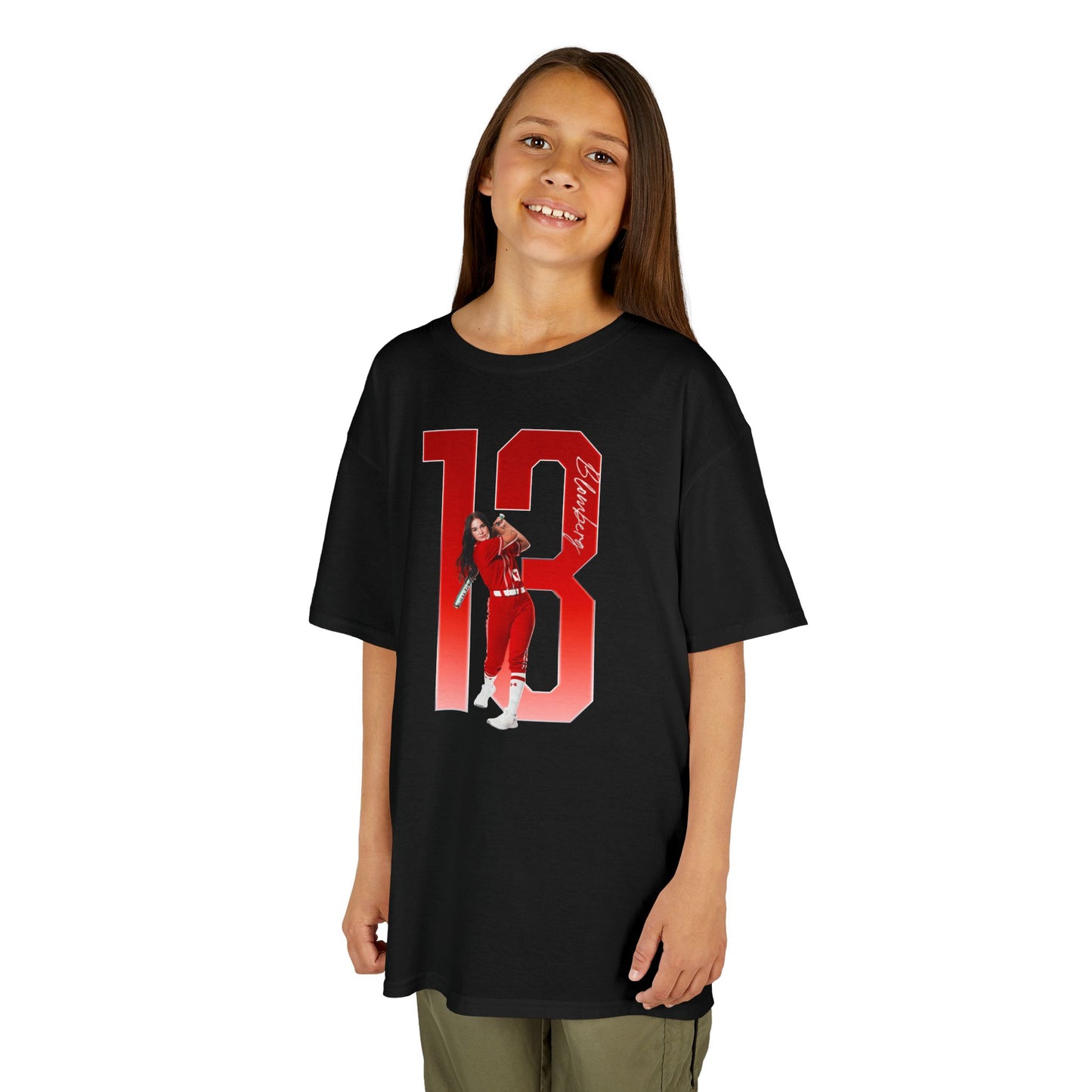 Addison Blomberg Player Icon Number Kids Tee