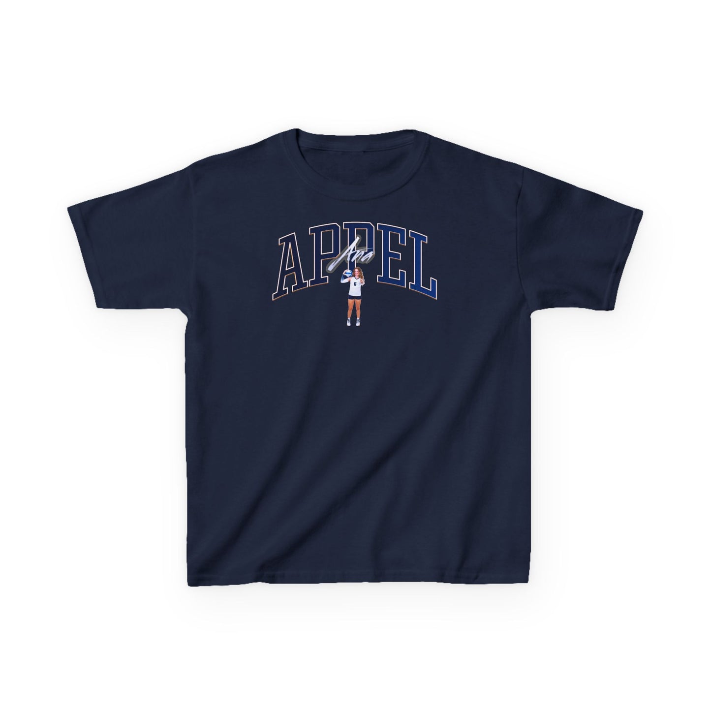 Ana Appel Curved Combo Colored Kids Tee