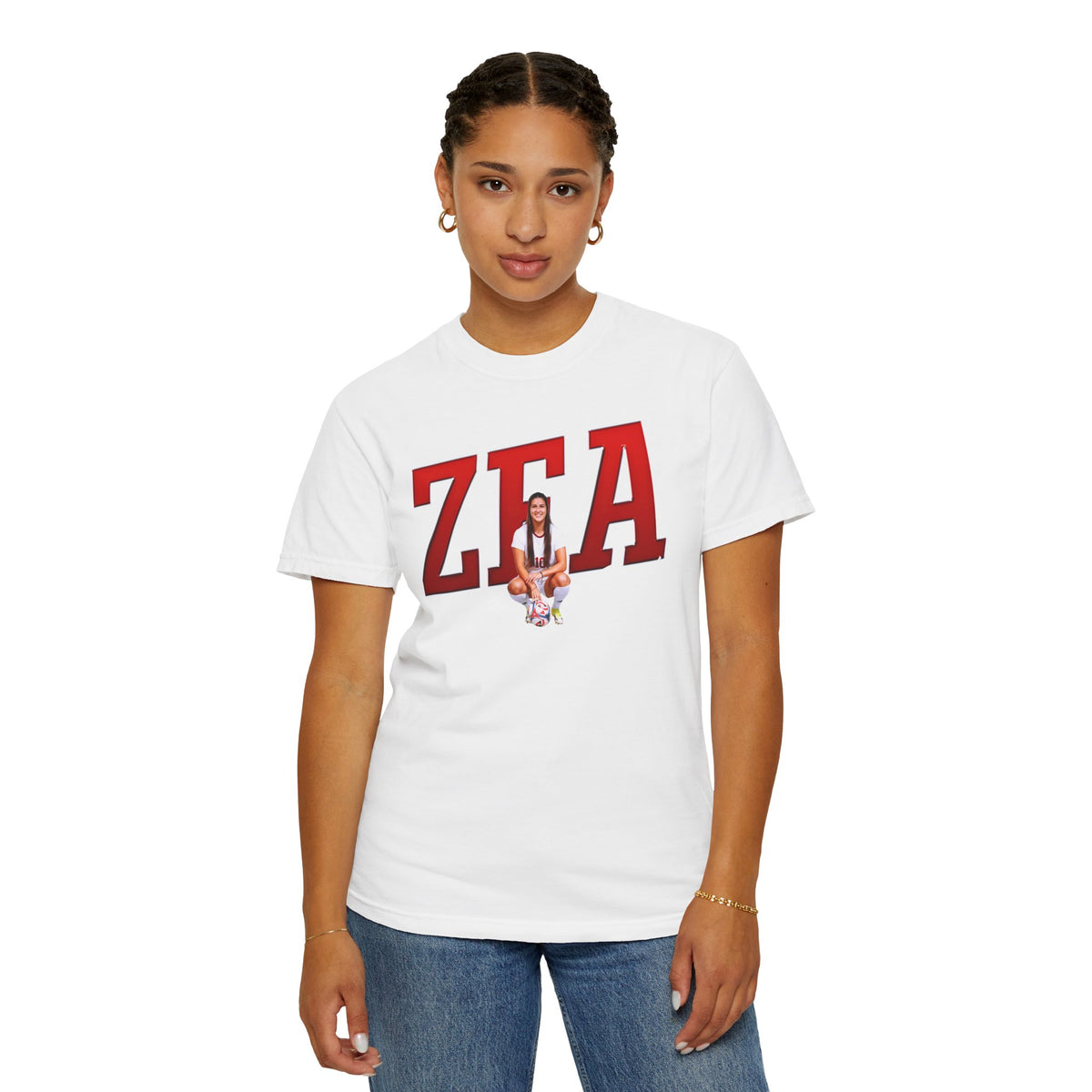 Zea Gonzalez Cursive Combo Colored Premium Tee