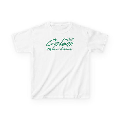 Godson Rufus-Okomhanru Cursive Name & Number Kids Tee