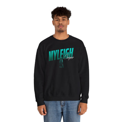 Myleigh Cooper Cursive Combo Colored Crewneck Sweatshirt