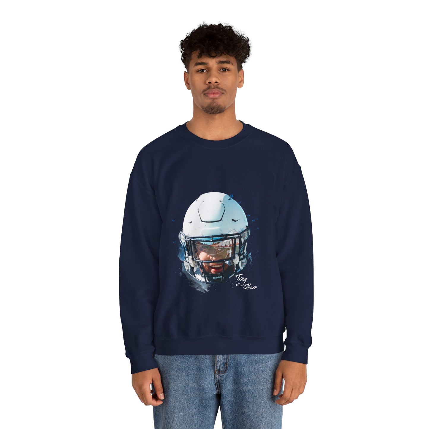 Trey Olsen Big Head Crewneck Sweatshirt