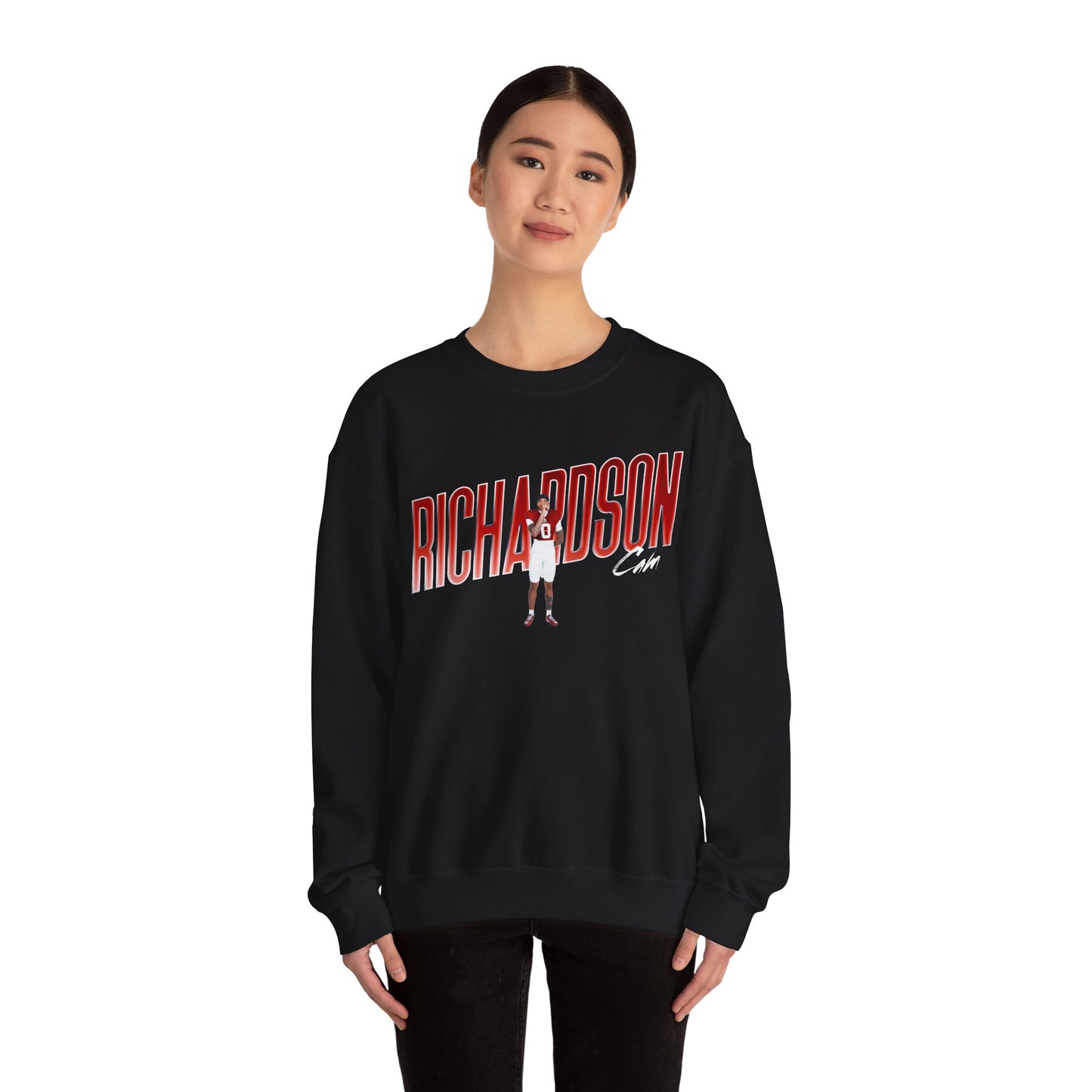 Cam Richardson Cursive Combo Crewneck Sweatshirt