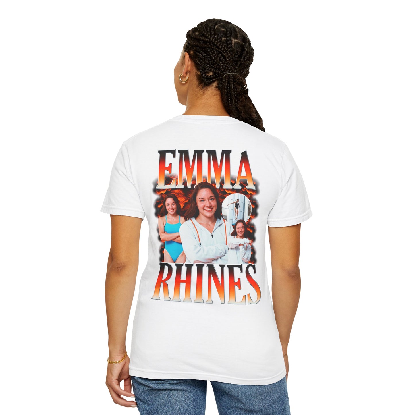 Emma Rhines Logo Front & Back Premium Tee