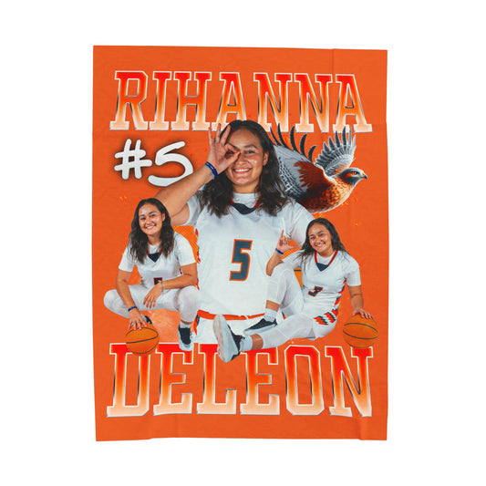 Rihanna Deleon 60"-80" Plush Blanket