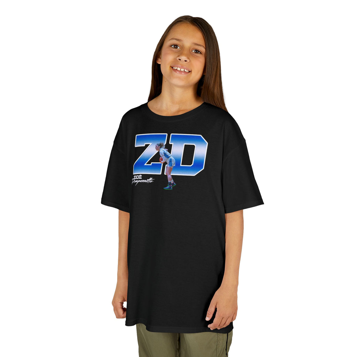 Zoë Dispennette Big Initials Kids Tee