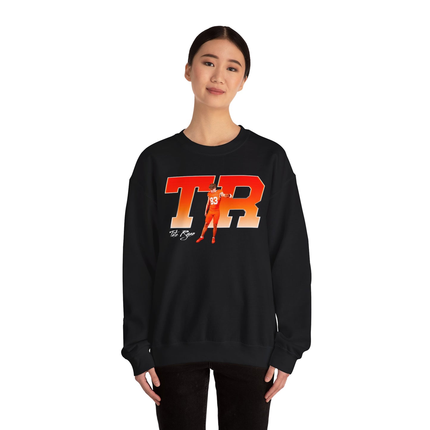Tate Ryan Big Initials Colored Crewneck Sweatshirt