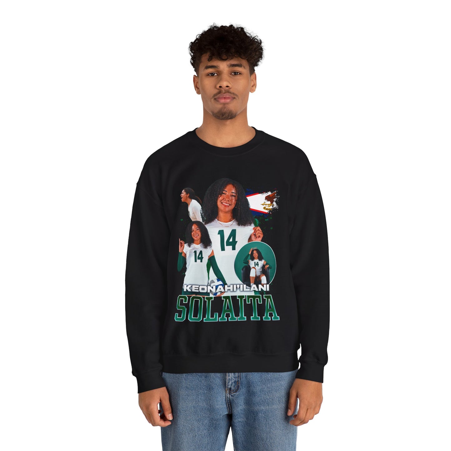 Keonahi'Ilani Solaita Crewneck Sweatshirt
