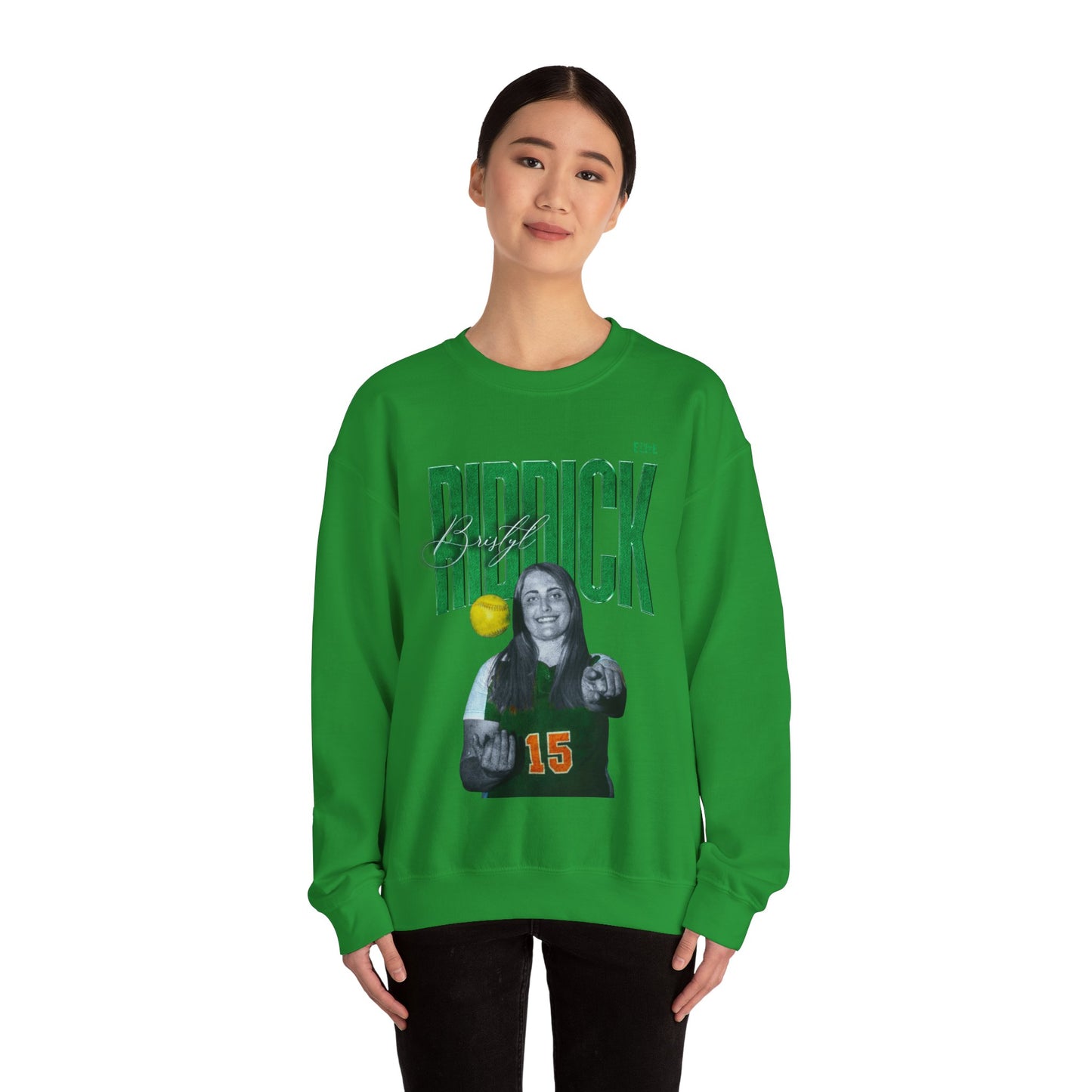 Bristyl Riddick Faded Glory Crewneck Sweatshirt