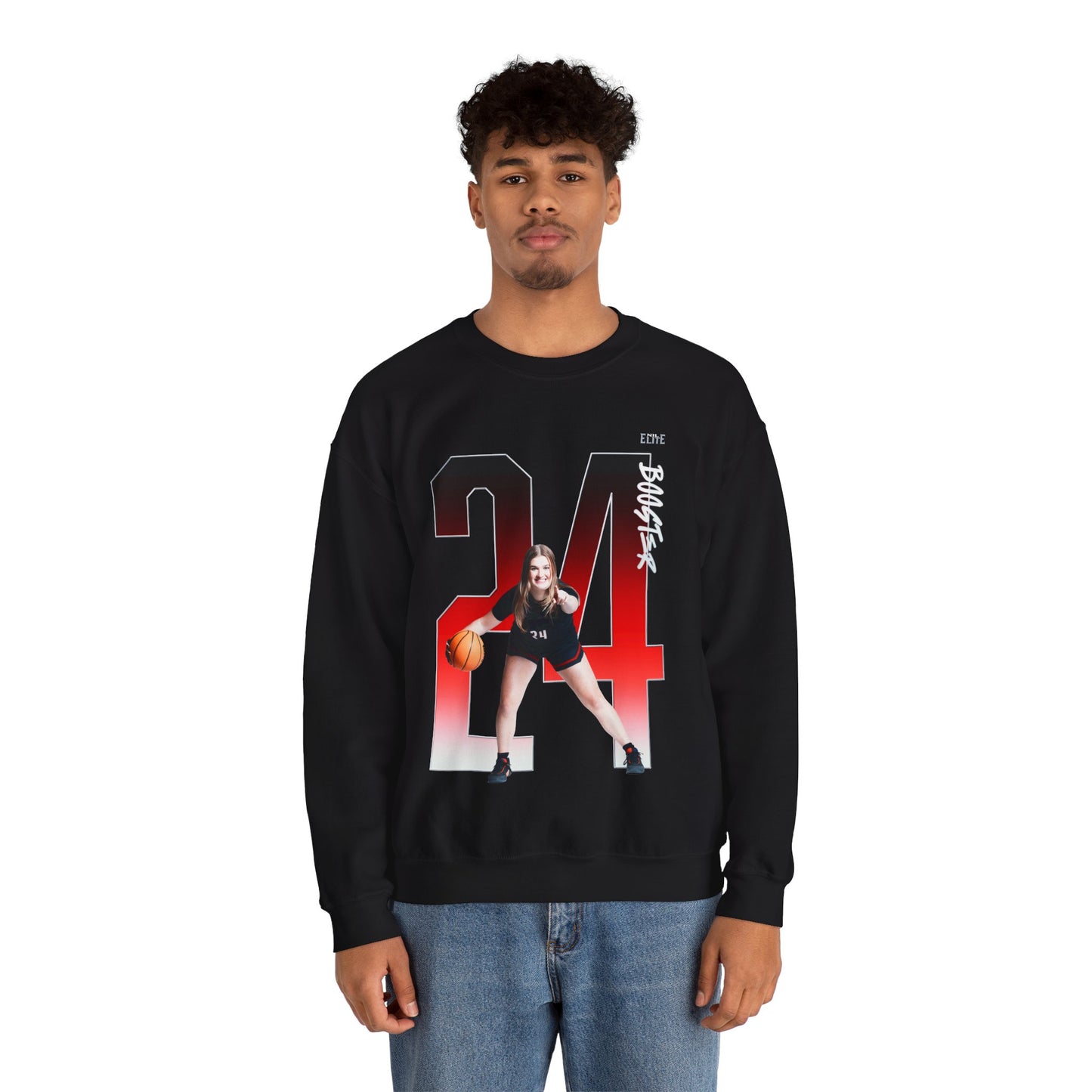 Kasey Booster Player Icon Crewneck Sweatshirt