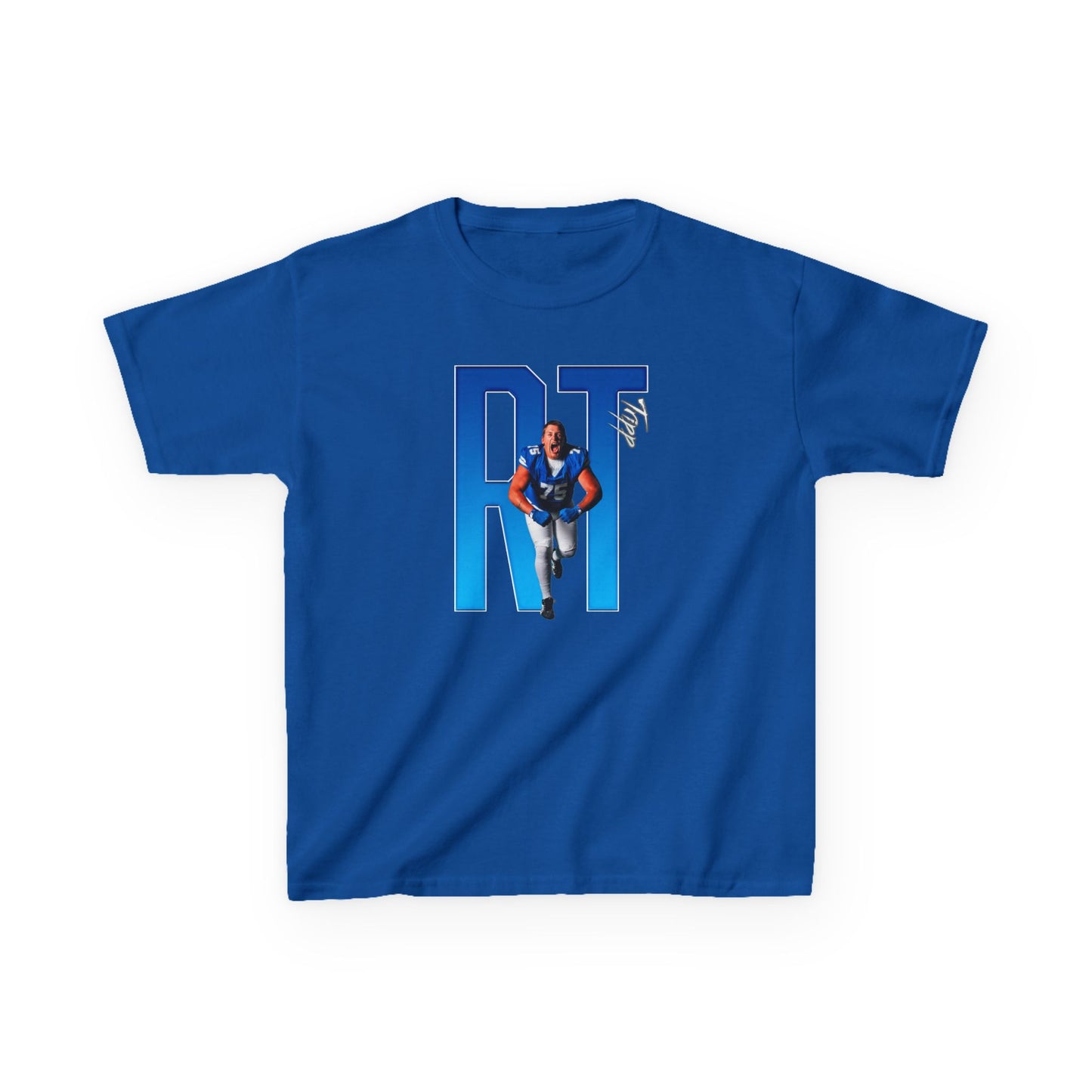 Reese Tripp Player Icon Initals Kids Tee