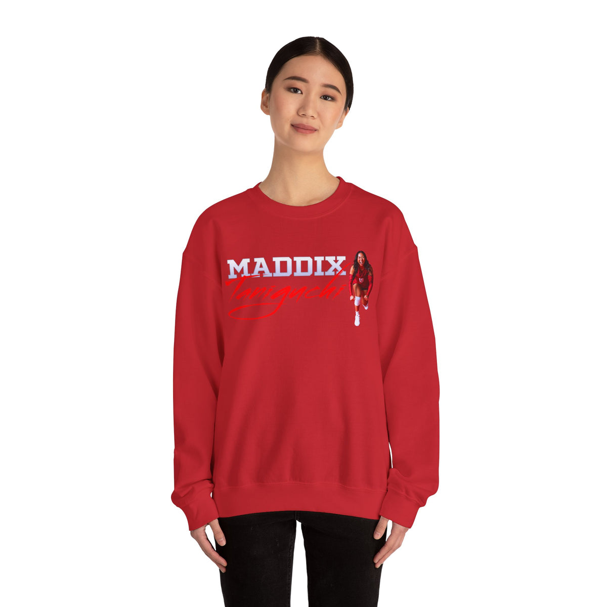 Maddix Taniguchi Cursive Crewneck Sweatshirt