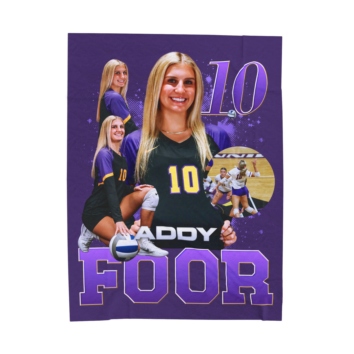 Addy Foor 60"-80" Plush Blanket