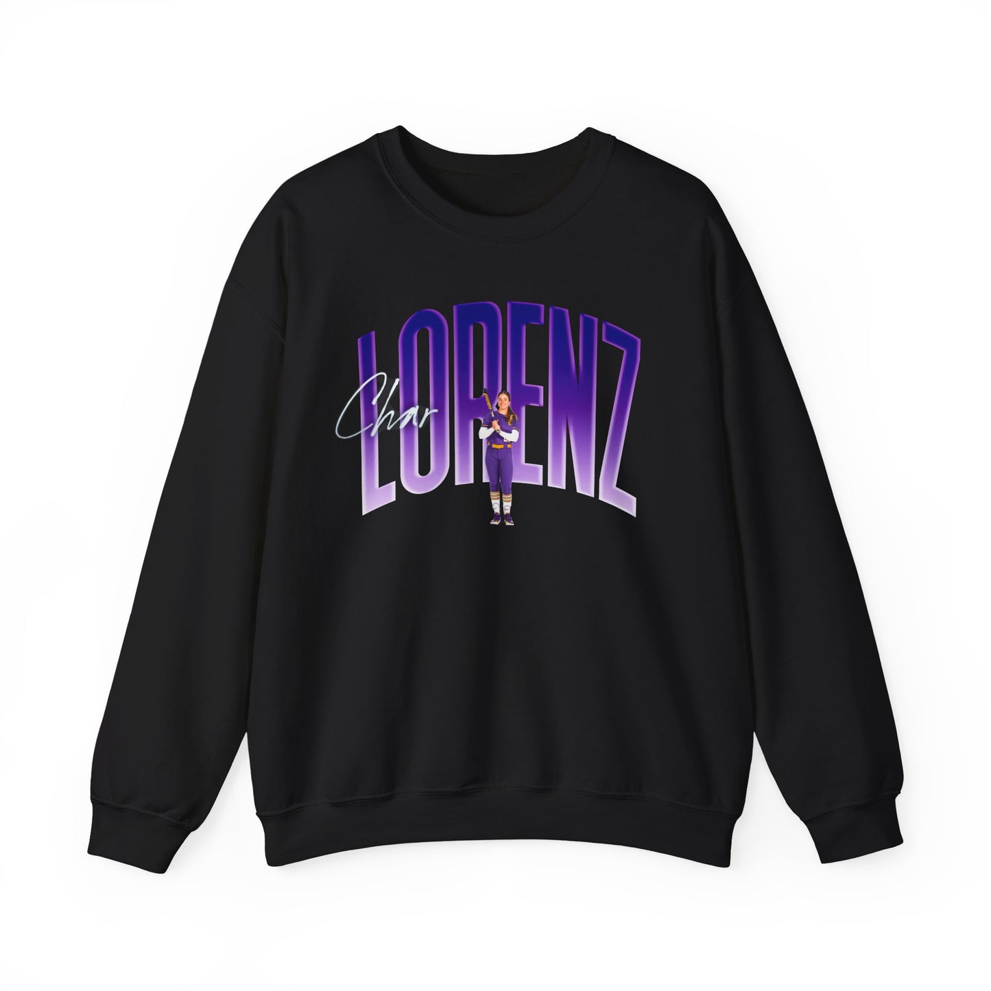 Char Lorenz Big Last Name Crewneck Sweatshirt