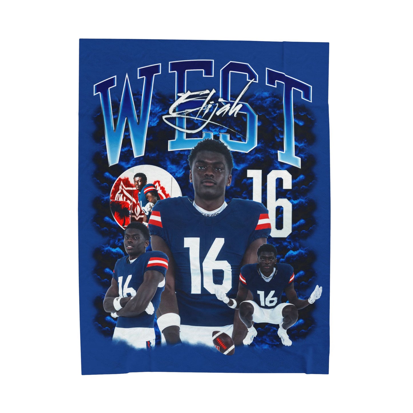 Elijah West 60"-80" Plush Blanket