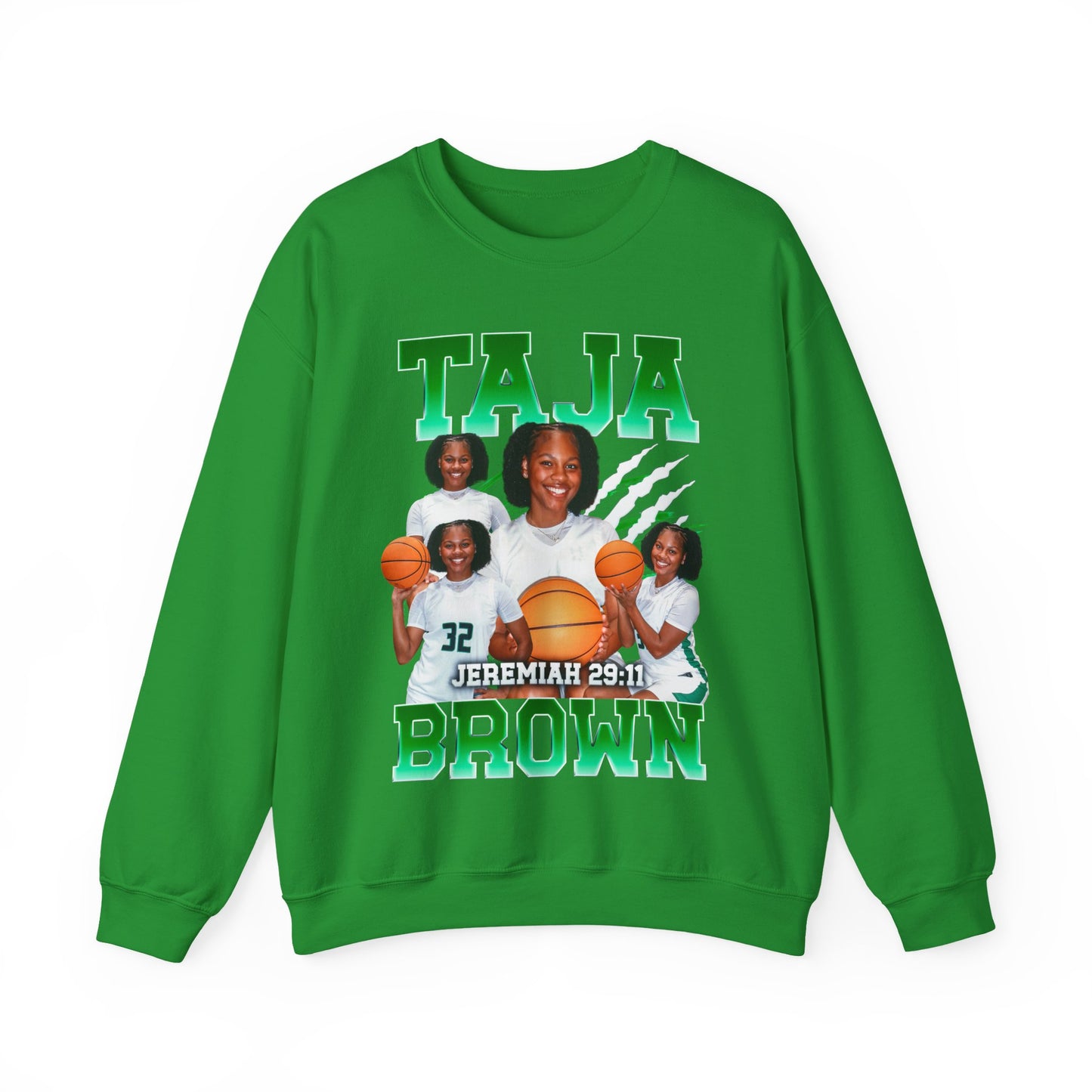 Taja Brown Crewneck Sweatshirt