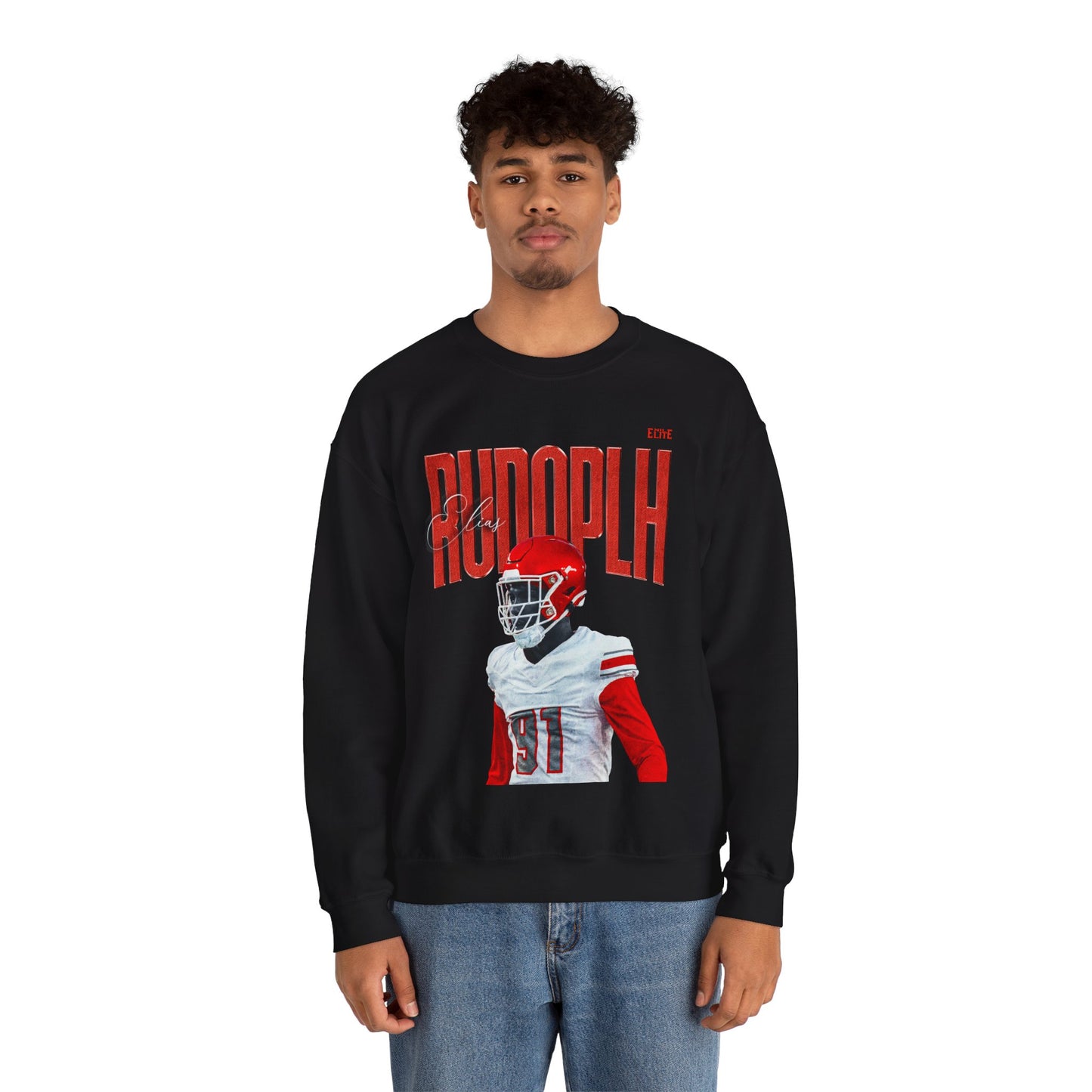Elias Rudolph Faded Glory Crewneck Sweatshirt