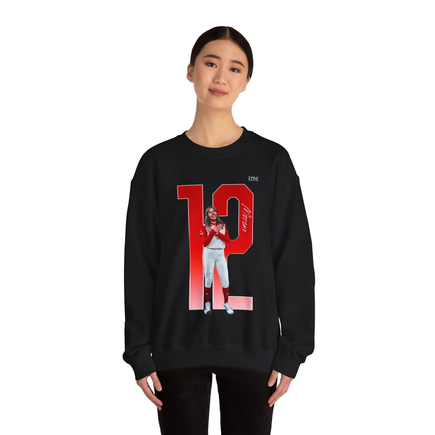 Maddie Moreno Player Icon Number Crewneck Sweatshirt