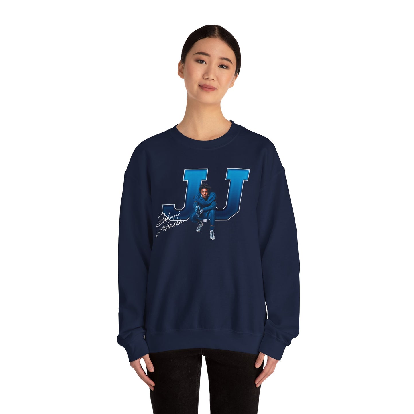 Jakari Johnson Big Initials Crewneck Sweatshirt