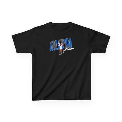 Olivia Burns Cursive Combo Colored Kids Tee