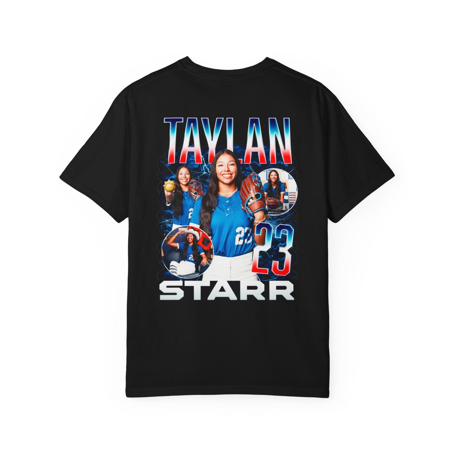 Taylan Starr Logo Front & Back Premium Tee