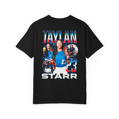 Taylan Starr Logo Front & Back Premium Tee