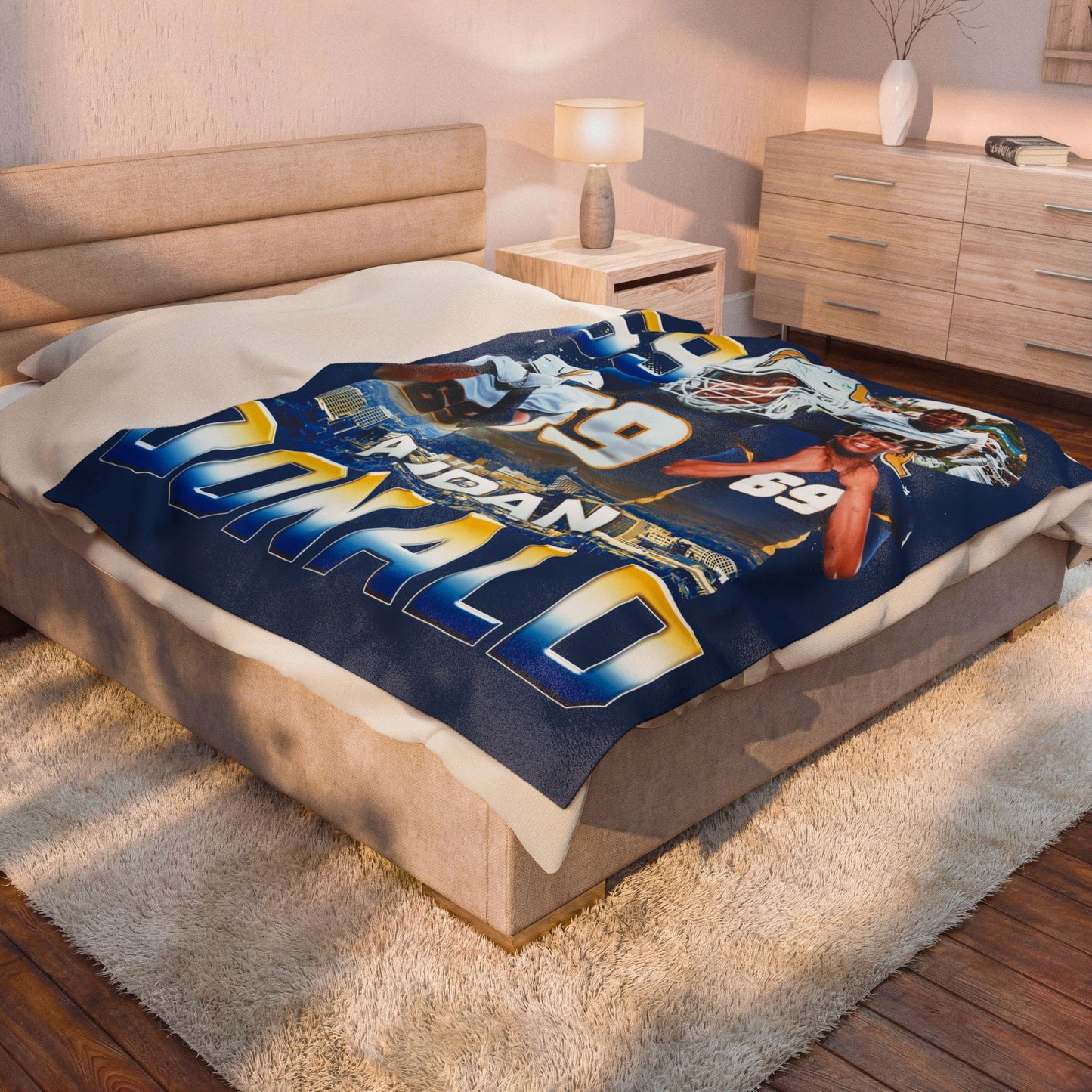 Aidan Donald 60"-80" Plush Blanket