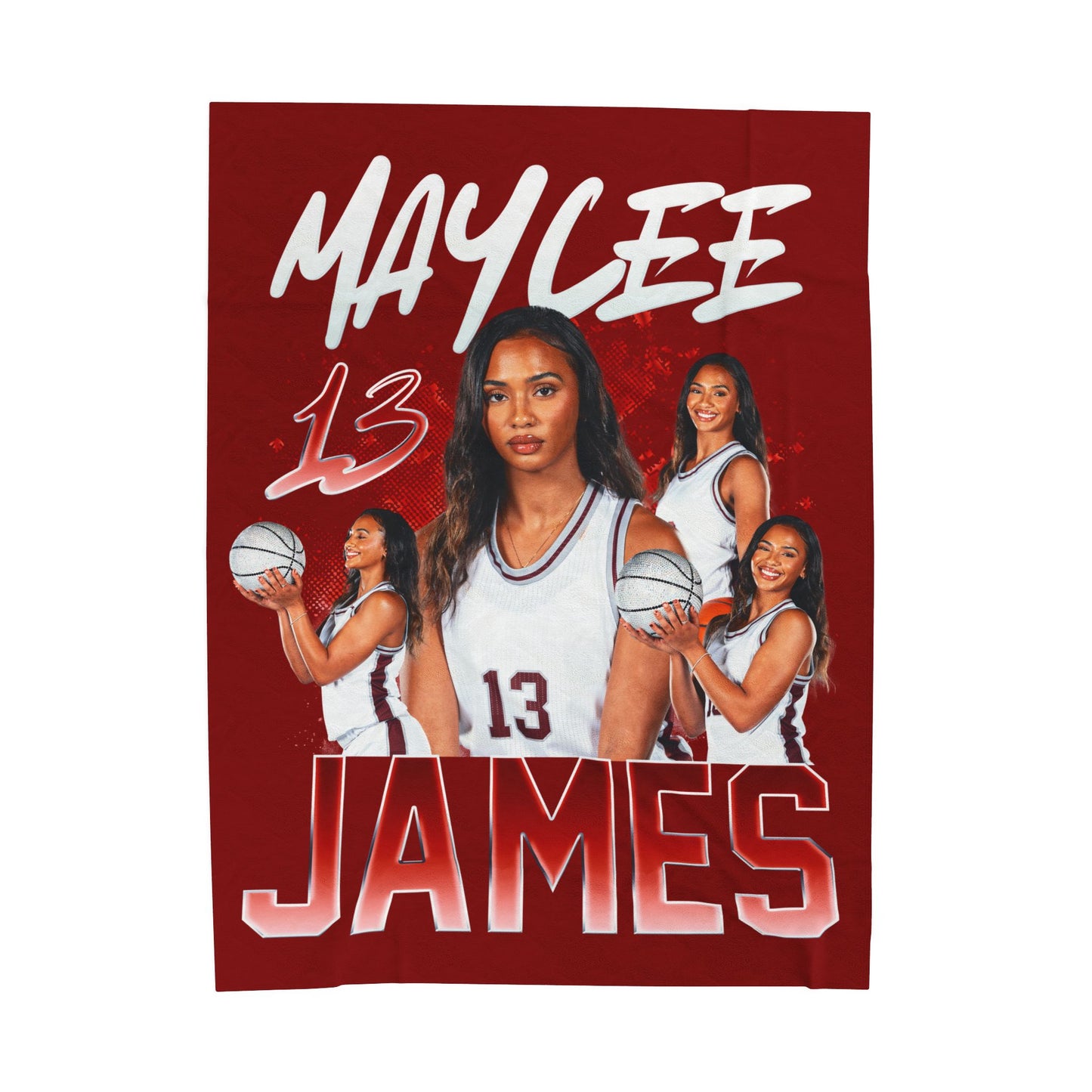 Maycee James 60"-80" Plush Blanket