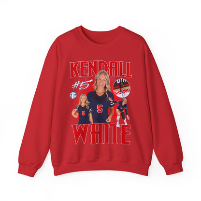 Kendall White Crewneck Sweatshirt