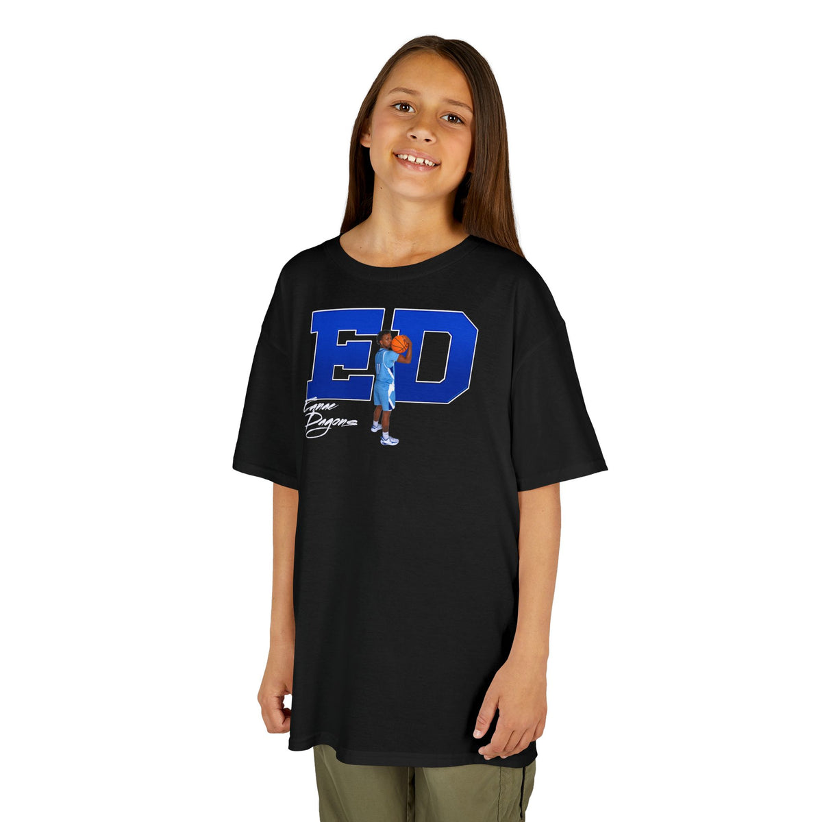 Eanae Dagons Big Initials Kids Tee