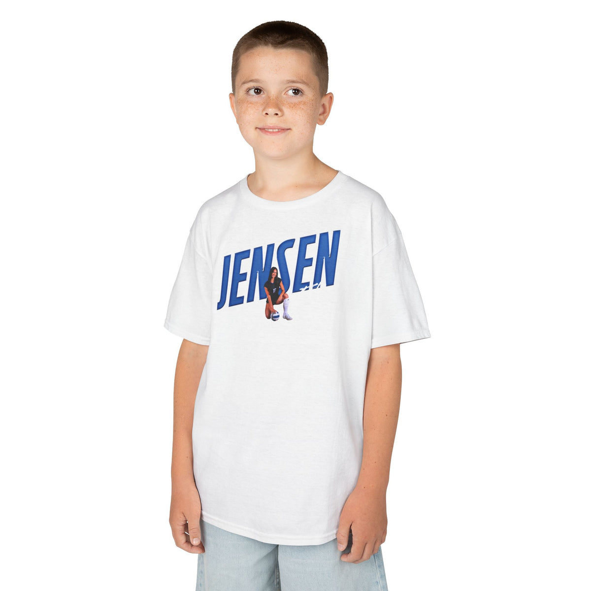 Elise Jensen Cursive Combo Kids Tee